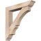 Ekena Millwork Balboa Traditional Smooth Bracket w/ Offset Brace, Douglas Fir, 7 1/2"W x 42"D x 42"H BKT0806X42X42BOA01SDF - alternate 1